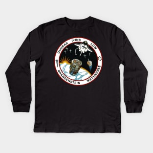 NASA STS-32 Columbia Mission Patch Kids Long Sleeve T-Shirt